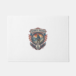Patriotisches Beachcomber-Vektorgrafik-T-Shirt_1 Fußmatte