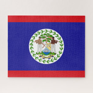 Patriotisches belizisches Flaggen-Puzzle Puzzle