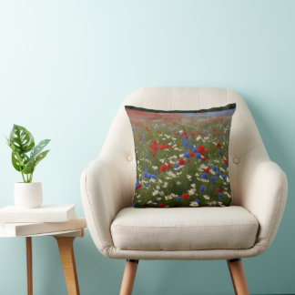 Patriotisches Blumen-Wurfkissen Kissen