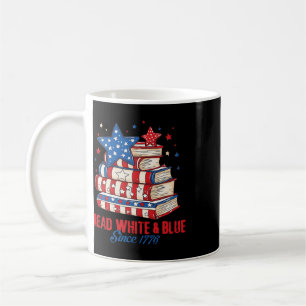 Patriotisches Buch 4. Juli Lies Weiß Blau Sinc Kaffeetasse