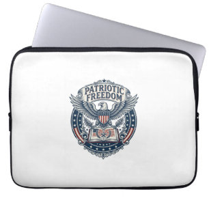 Patriotisches Buchclub-Vektorgrafik-T-Shirt (2) Laptopschutzhülle