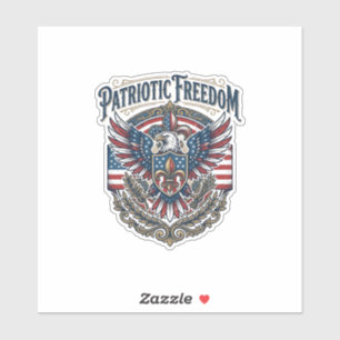 Patriotisches Cajun-Stolz Vektorgrafik T-Shirt_1 Aufkleber