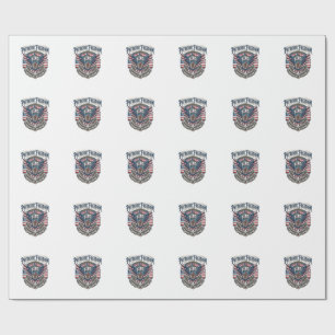 Patriotisches Cajun-Stolz Vektorgrafik T-Shirt_1 Geschenkpapier