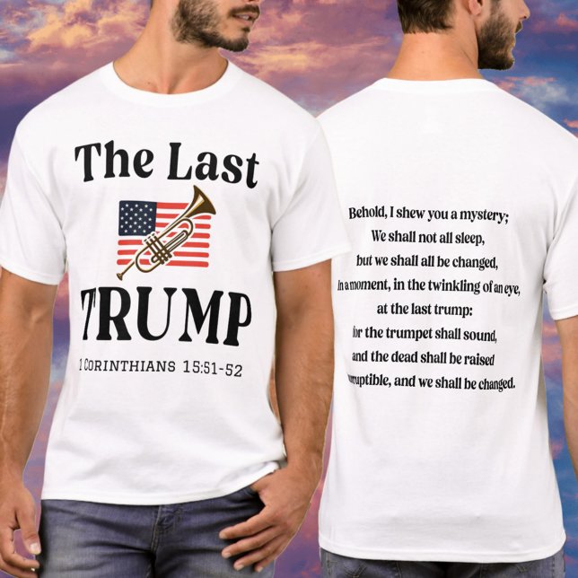 Patriotisches Christliches Trump-Vers zur Vergewal T-Shirt (Von Creator hochgeladen)