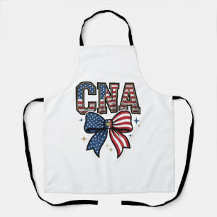 Patriotisches CNA-Schleifen-Vintage-Stickerei-Shir Schürze