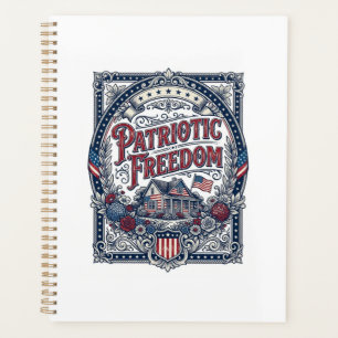 Patriotisches Cottage-Garten-Vektorgrafik-T-Shirt Planer