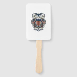 Patriotisches Cottagecore-Amerika-Vektorgrafik-T-S Fächer