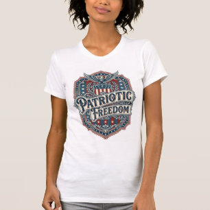 Patriotisches Country Gospel Vektorgrafik T-Shirt