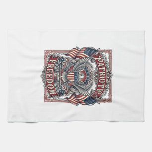Patriotisches County-Parade-Vektorgrafik-T-Shirt_1 Geschirrtuch