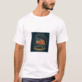 Patriotisches Design. Amerikanische Flagge. T-Shirt