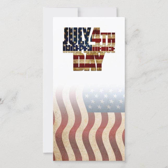 Patriotisches Design vom 4. Juli (Vorderseite)