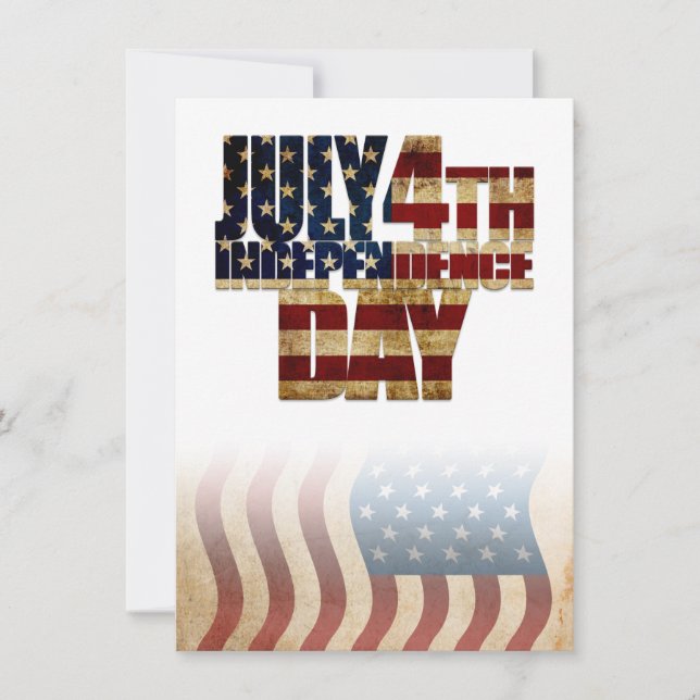 Patriotisches Design vom 4. Juli (Vorderseite)