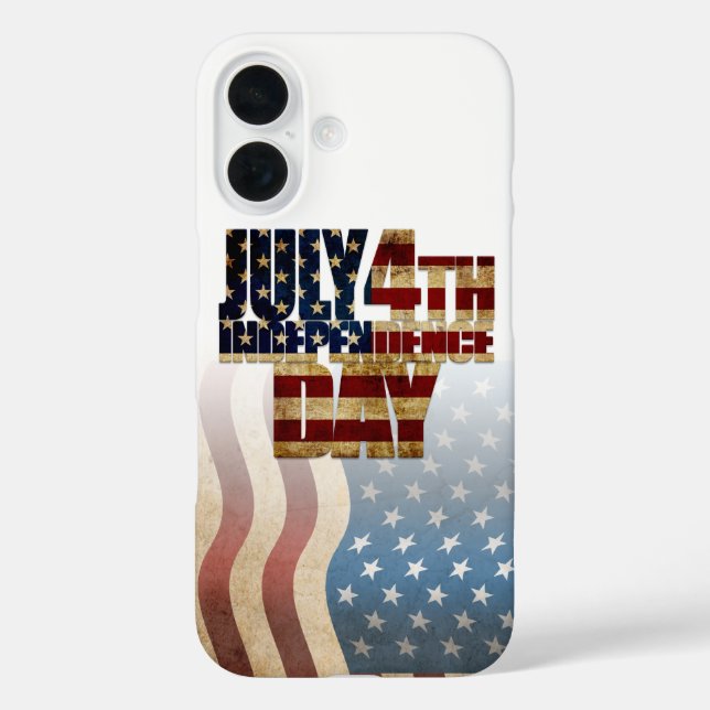 Patriotisches Design vom 4. Juli Case-Mate iPhone Hülle (Rückseite)