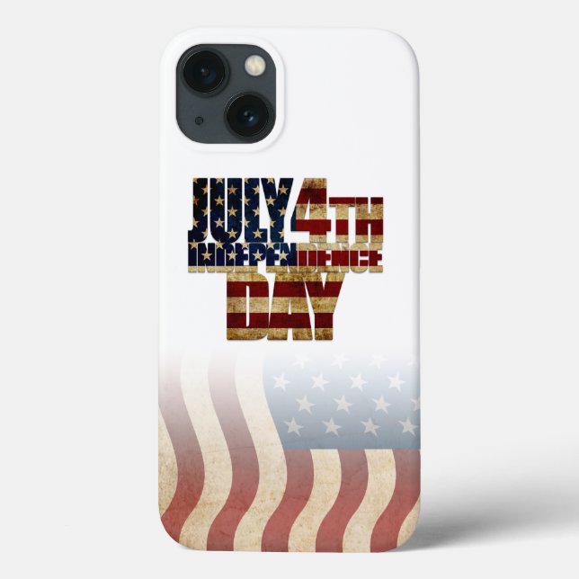 Patriotisches Design vom 4. Juli Case-Mate iPhone Hülle (Rückseite)
