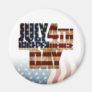 Patriotisches Design vom 4. Juli Magnet
