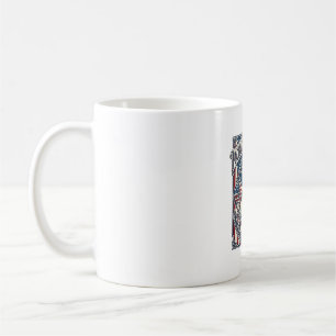 Patriotisches Donut-Liebhaber Vektorgrafik T-Shirt Kaffeetasse
