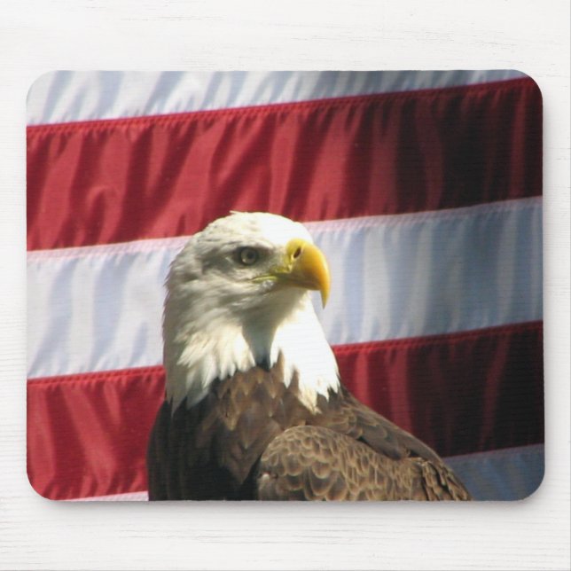 Patriotisches Eagle Mousepad (Vorne)