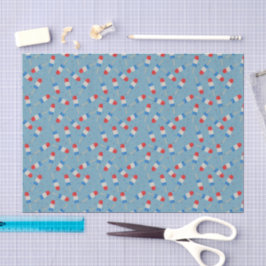 Patriotisches Eis-Pop-Tissue-Papier Seidenpapier
