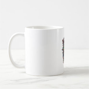 Patriotisches Ende der Tage Adler Schädel Zombie A Kaffeetasse