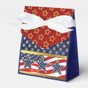 Patriotisches entworfenes Gastgeschenk und Geschenkschachtel
