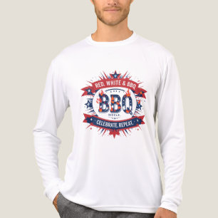 Patriotisches Feuer Langschläfer-Shirt Tri-Blend Shirt