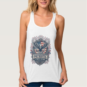 Patriotisches Feuerwerk Festival Vektorgrafik T-Sh Tank Top