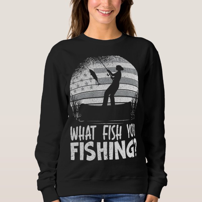 Patriotisches Fischerboot Sweatshirt (Vorderseite)