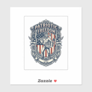 Patriotisches Flohmarkt-Finder Vector Grafik T-Shi Aufkleber