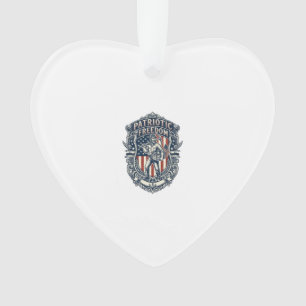Patriotisches Flohmarkt-Finder Vector Grafik T-Shi Ornament
