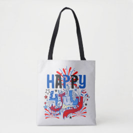 Patriotisches Frohes 4. Juli Feierdesign