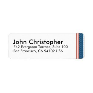 Patriotisches Frohes 4. Juli Feierdesign