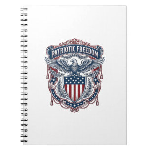 Patriotisches Gartentuch-Style-Vektorgrafik-T-Shir Notizblock