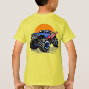 Patriotisches Gelände-Monster-Truck-Abenteuer T-Shirt