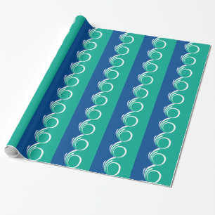 Patriotisches Geschenkpapier mit der Flagge von Ot