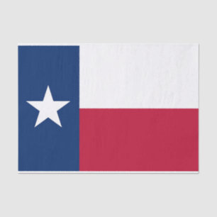 Patriotisches Gewebepapier mit der Flagge Texas, U Seidenpapier