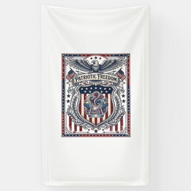 Patriotisches Harz Banner (Vertikal)