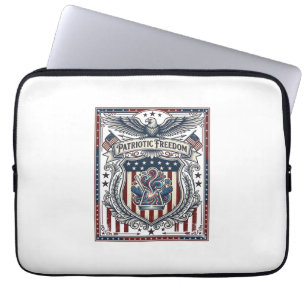 Patriotisches Harz Laptopschutzhülle