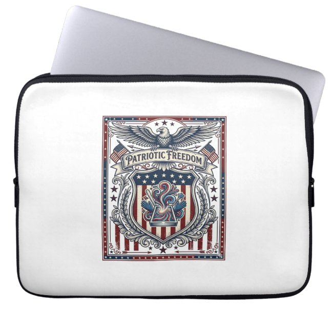 Patriotisches Harz Laptopschutzhülle (Vorderseite)