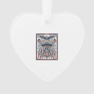 Patriotisches Harz Ornament