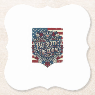 Patriotisches Herbstlaub-Vektorgrafik-T-Shirt Untersetzer