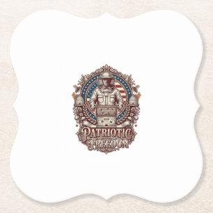 Patriotisches Imker-Vektorgrafik-T-Shirt Untersetzer