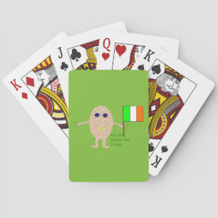 Patriotisches irisches Ei Spielkarten
