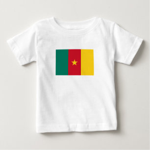 Patriotisches Kamerun Flagge Baby T-Shirt