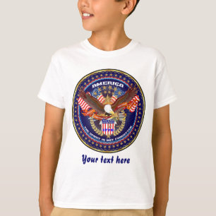 Patriotisches Kinderfronten-nur Licht alle Arten T-Shirt
