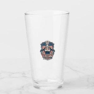Patriotisches Krankenpfleger-Vektorgrafik-T-Shirt_ Glas