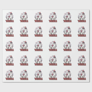 Patriotisches Lama Merica Vintage Vektor Design_1 Geschenkpapier
