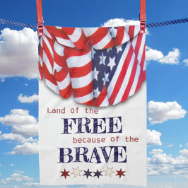 Patriotisches Land des Freiwilligen Jagd Geschirrtuch