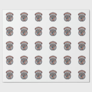 Patriotisches Mason-Glas Landleben Geschenkpapier
