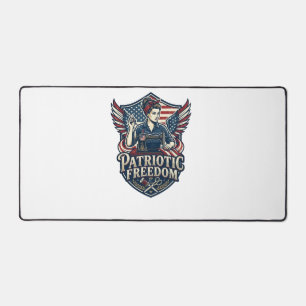 Patriotisches Näh-Mom-Vektorgrafik-T-Shirt_1 Schreibtischunterlage