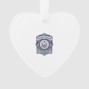 Patriotisches Nähkränzchen Vektorgrafik T-Shirt Ornament